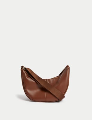 Faux leather hotsell sling bag