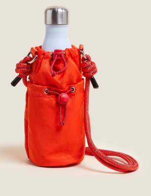 

Womens GOODMOVE Cross Body Water Bottle Carrier - Bright Orange, Bright Orange