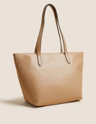 

M&S Collection Bolso de hombro de piel con alasWomens - Arena, Arena