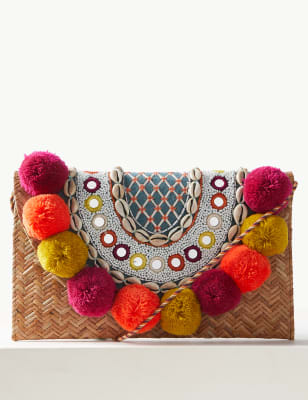 Pom pom 2025 clutch bag