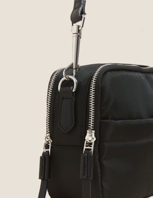 Womens M&S Collection Zip Around Cross Body Camera Bag - Black