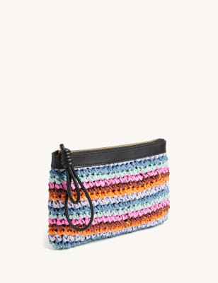 

Womens M&S Collection Straw Clutch Bag - Multi, Multi