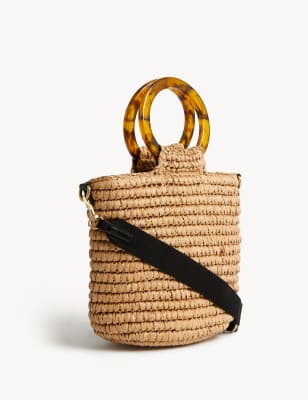 

Womens M&S Collection Gewebte Tragetasche - Naturfarben, Naturfarben