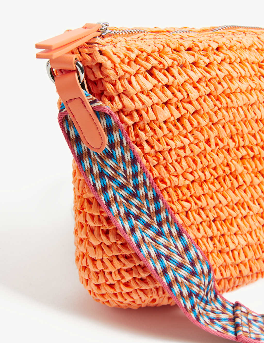 Straw Sling Cross Body Bag image 2
