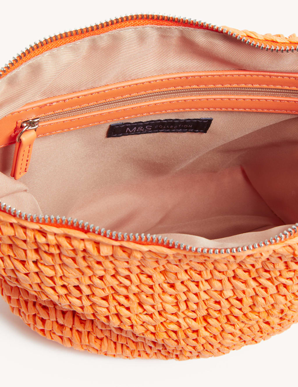 Straw Sling Cross Body Bag image 3