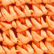 Straw Sling Cross Body Bag - tangerine