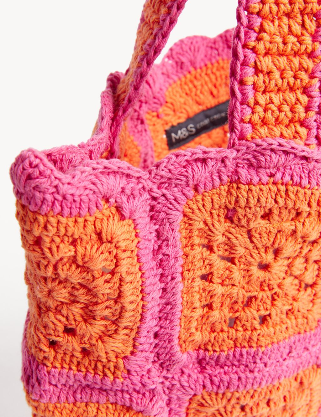 Pure Cotton Crochet Shopper image 2