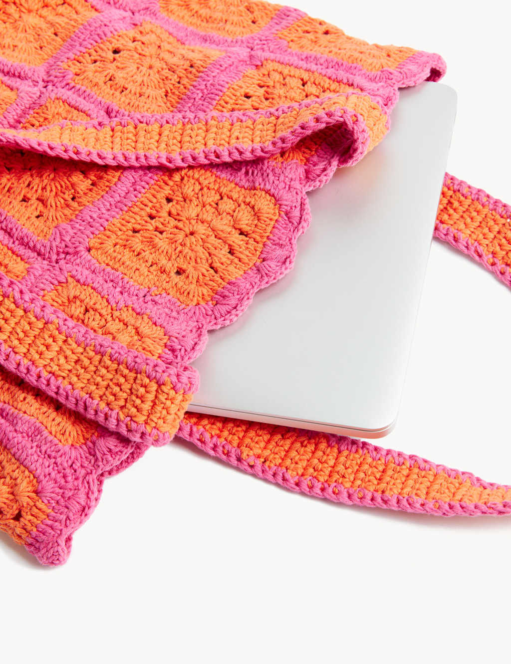 Pure Cotton Crochet Shopper image 3