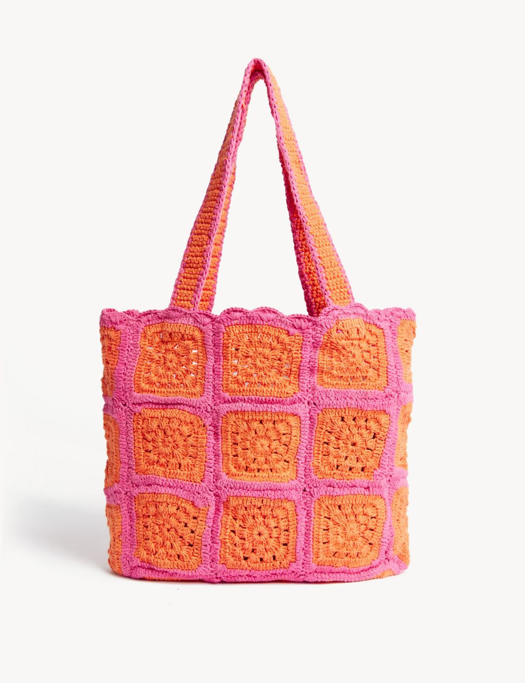 Pure Cotton Crochet Shopper image 1