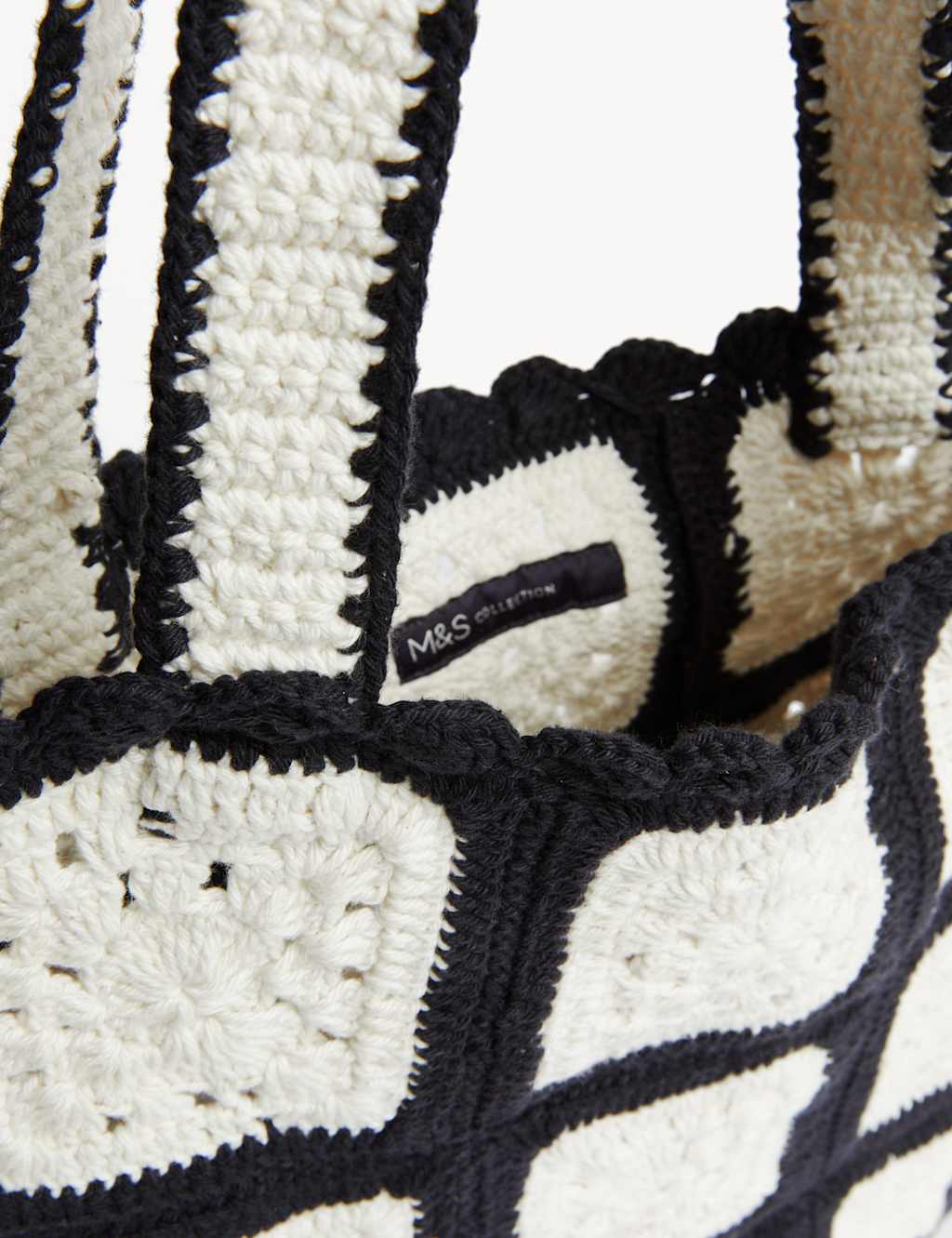 Pure Cotton Crochet Shopper image 2