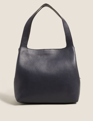 M and discount s leather bag