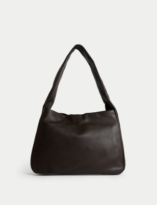 

Womens M&S Collection Leather Shoulder Bag - Chocolate, Chocolate