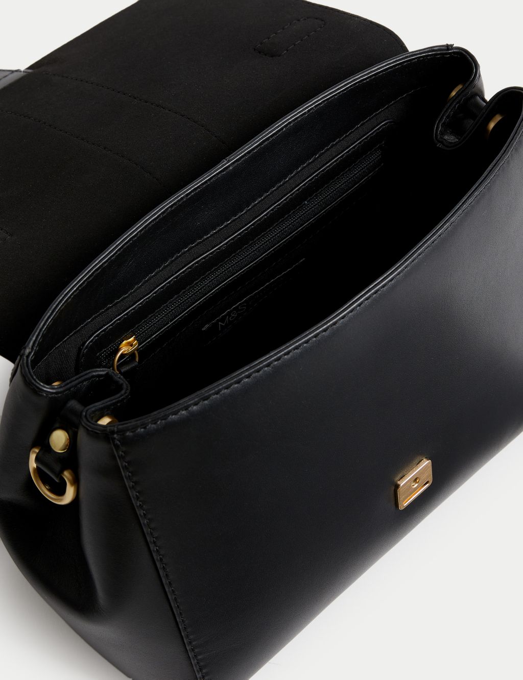 Leather Top Handle Cross Body Bag image 4