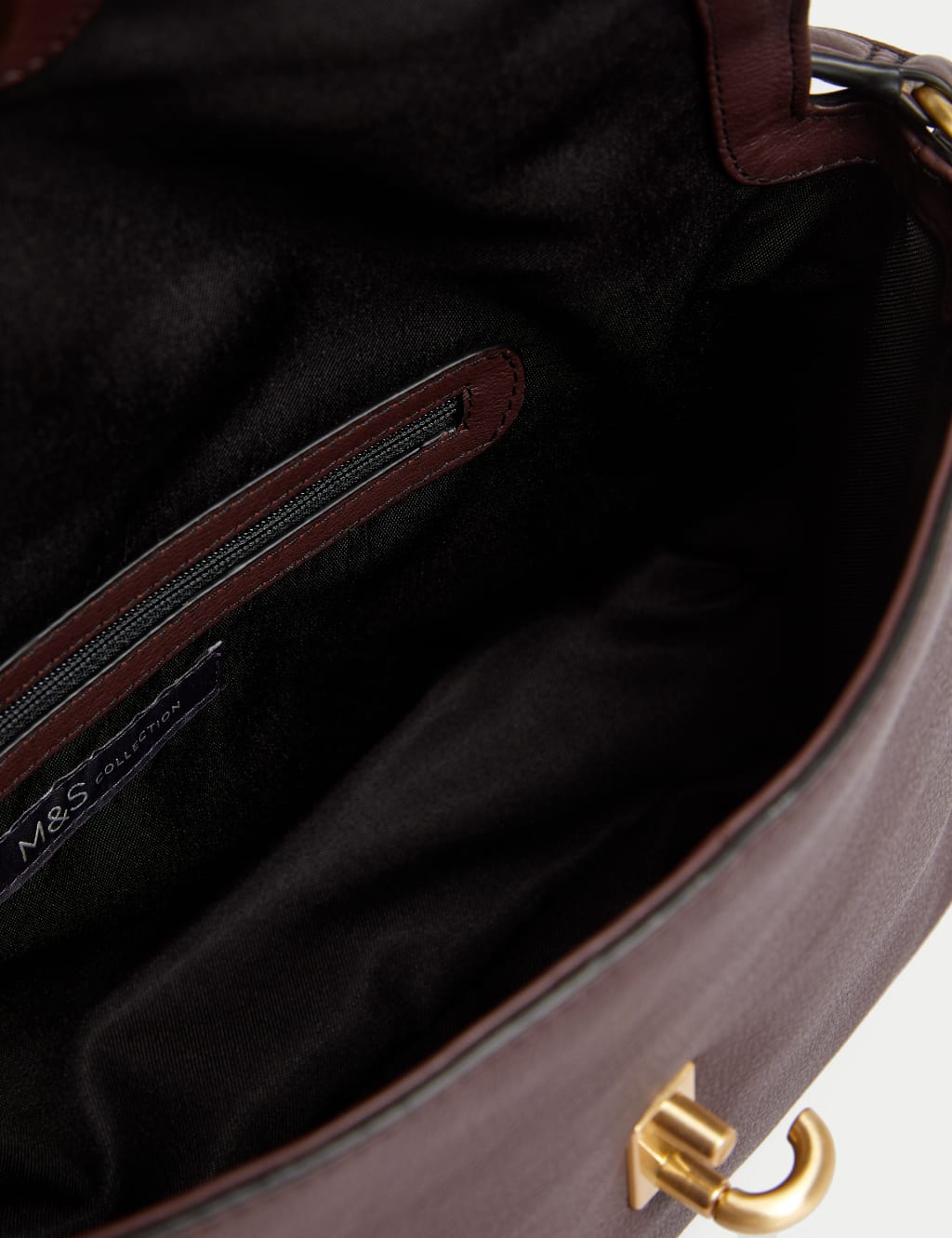 Leather Shoulder Bag image 4