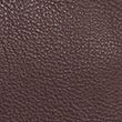Leather Shoulder Bag - burgundy