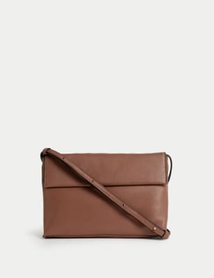 

Womens M&S Collection Leather Cross Body Bag - Tan, Tan