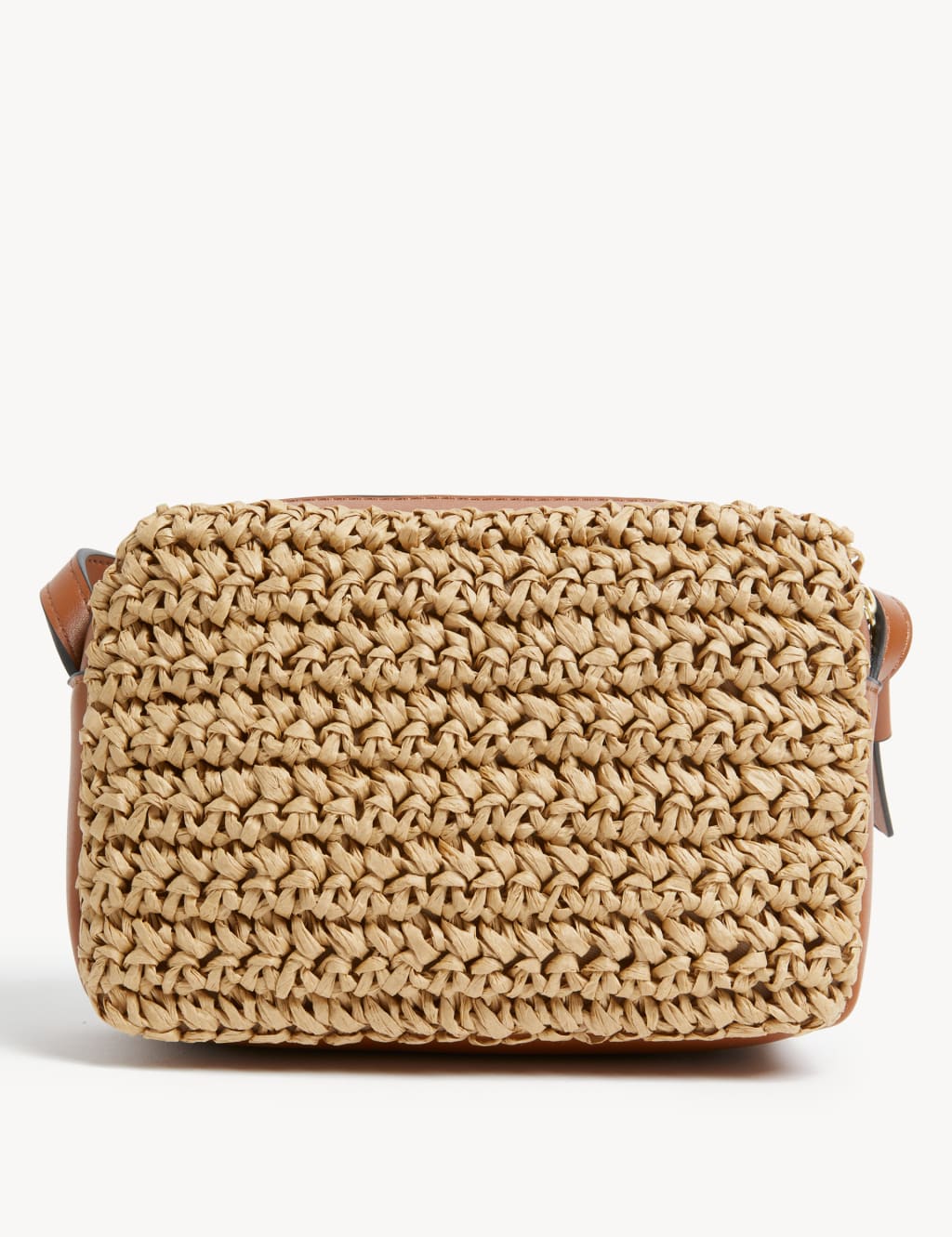 Straw Cross Body Camera Bag image 4