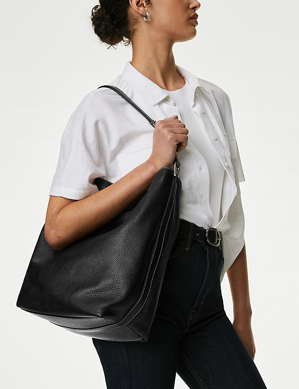 Leather Shoulder Bag - CY