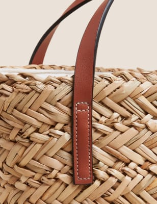 Straw Mini Tote Bag