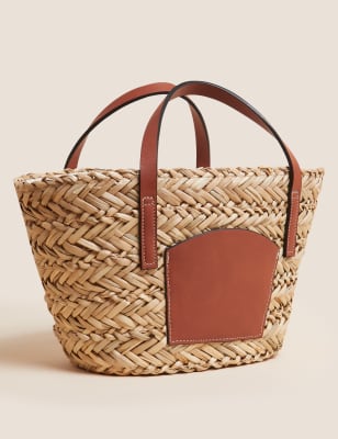 Straw Mini Tote Bag