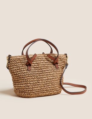 Straw Mini Tote Bag - DE