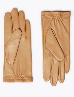 

Womens M&S Collection Leather Gloves - Camel, Camel