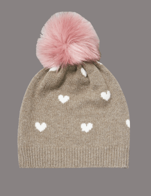 marks and spencer ladies bobble hat