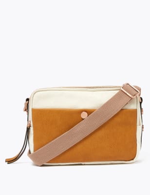 Katoenen crossbody-tas