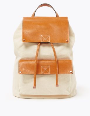 Canvas Backpack | M&S Collection | M&S