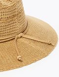 Packbarer Fedora-Hut mit hohem Baumwollanteil