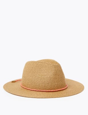 Gleufhoed met fel touwtje