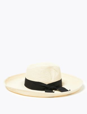  Chapeau fedora à large bord - Cream