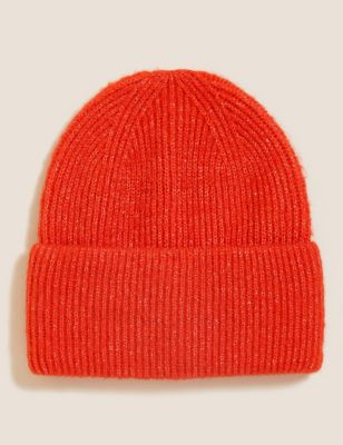 

Womens M&S Collection The Knitted Beanie - Red, Red