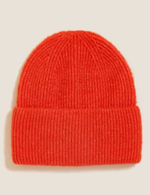 

M&S Collection Gorrito de puntoWomens - Rojo, Rojo