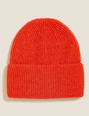 

Womens M&S Collection The Knitted Beanie - Red, Red