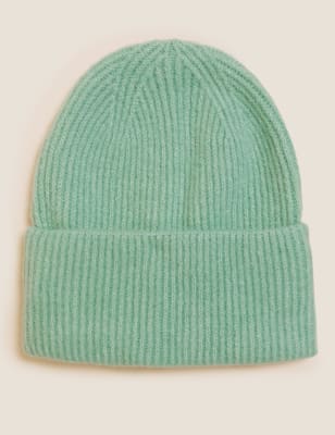 

Womens M&S Collection The Knitted Beanie - Light Green, Light Green