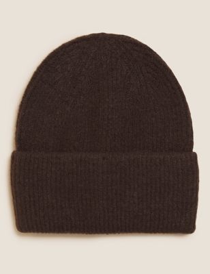 

Womens M&S Collection The Knitted Beanie - Chocolate, Chocolate