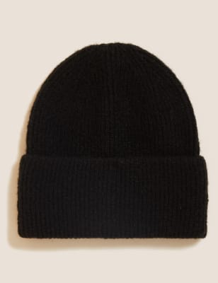 

Womens M&S Collection The Knitted Beanie - Black, Black
