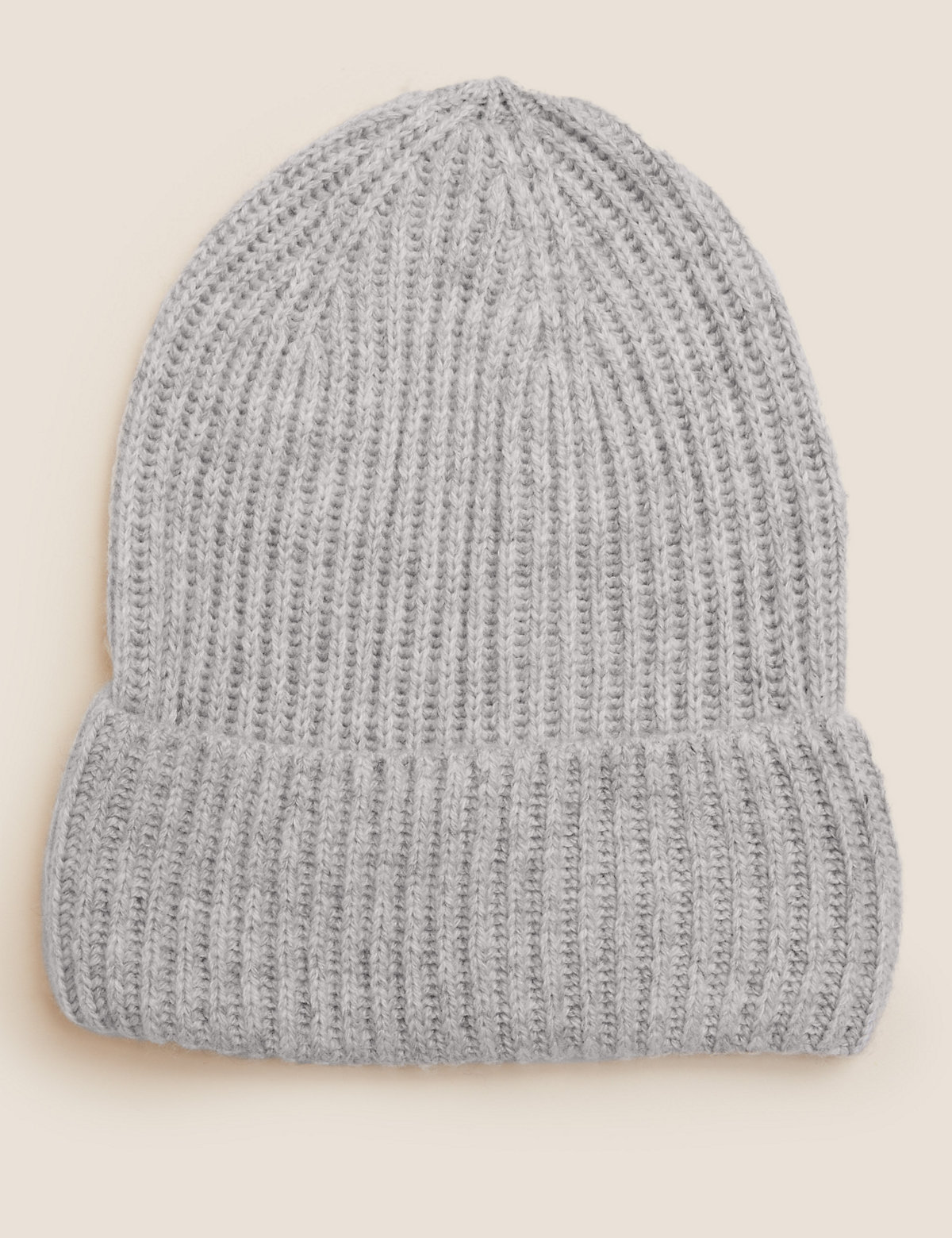 Beanie Hat with Cashmere