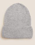 Beanie Hat with Cashmere