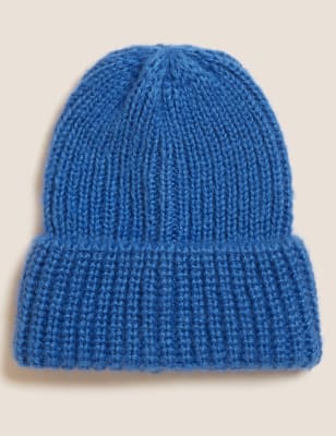 

Womens M&S Collection Weiche Beanie-Strickmütze - Königsblau, Königsblau