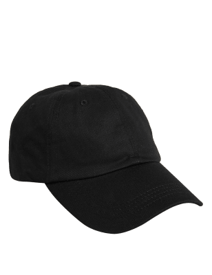 

M&S Collection Gorra de béisbol 100% algodónWomens - Negro, Negro