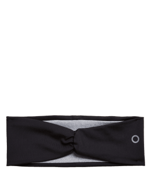 

Womens GOODMOVE Stirnband mit antibakterieller Oberfläche - Schwarz Melange, Schwarz Melange