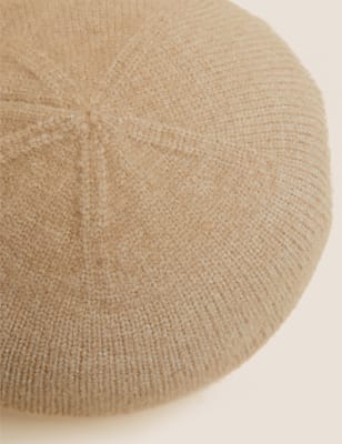 

Womens M&S Collection Knitted Beret Hat - Camel, Camel