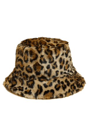 

Womens M&S Collection Faux Fur Animal Bucket Hat - Camel Mix, Camel Mix