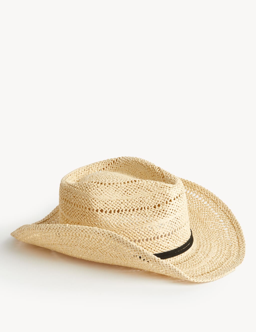 Straw Packable Cowboy Hat image 2