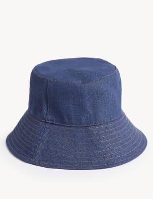 

M&S Collection Gorro de pescador con algodónWomens - Denim, Denim