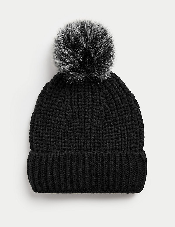 Knitted Pom Hat - JE