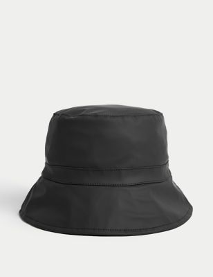 M&S Womens Stormwear Bucket Hat - M-L - Black, Black