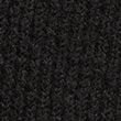 Knitted Rib Balaclava - black
